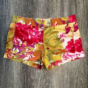 ❗️FINAL PRICE  CLOSET CLOSING J. Crew Vibrant Floral Print Chino Shorts - Size 4